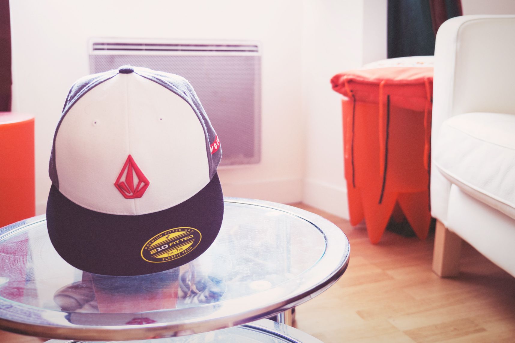 Casquette à l'endroit
