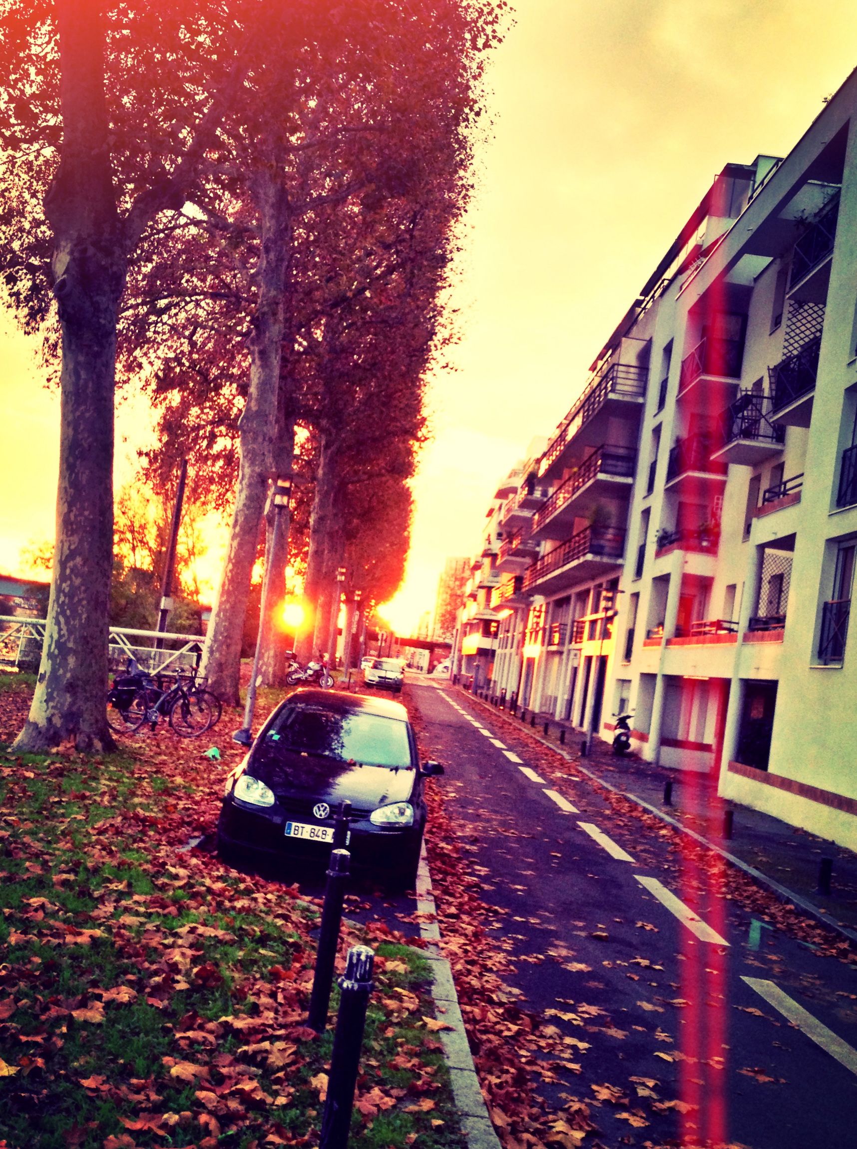 down the road