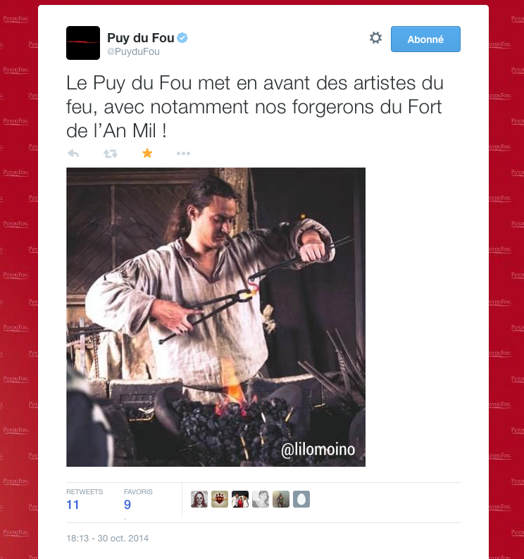 lilo moino puy du fou