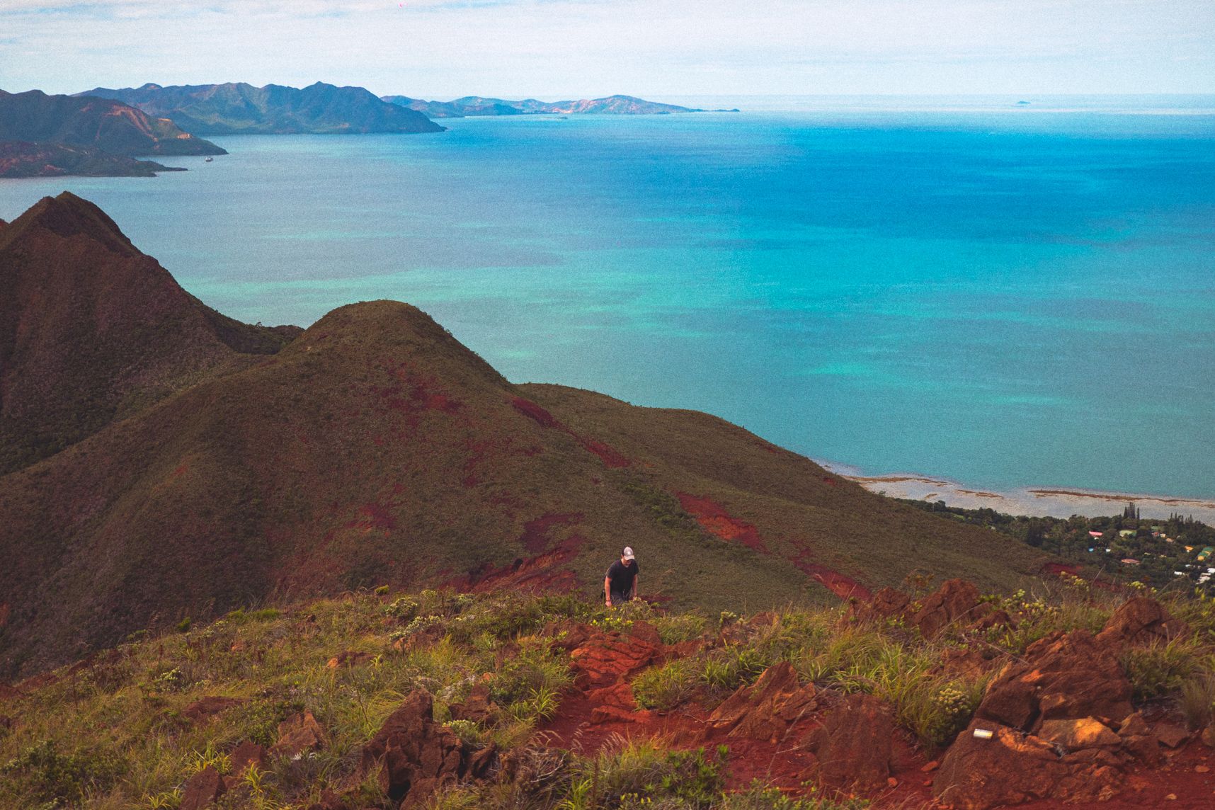 Sur la montée du Mont Dore la vue est splendide, la mer et les montagnes à perte de vue