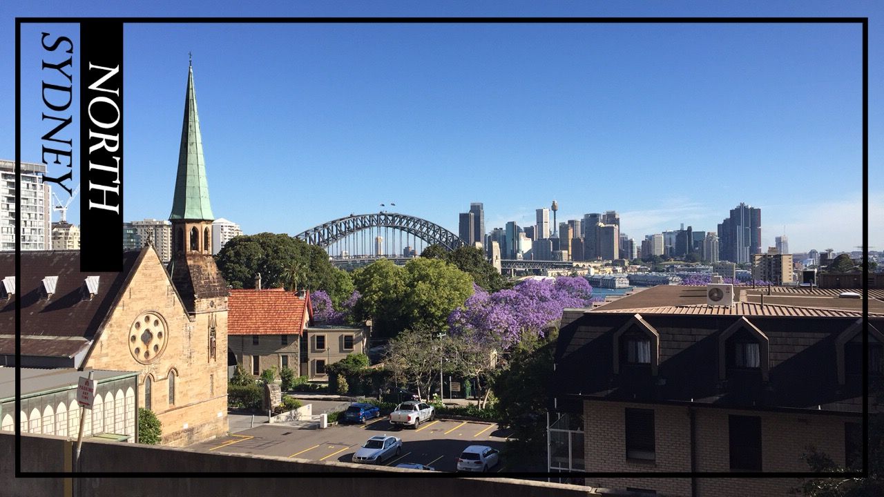 Le Harbour Bridge vue du nord de Sydney